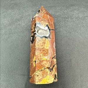 Polished Brown Rainforest Jasper Point